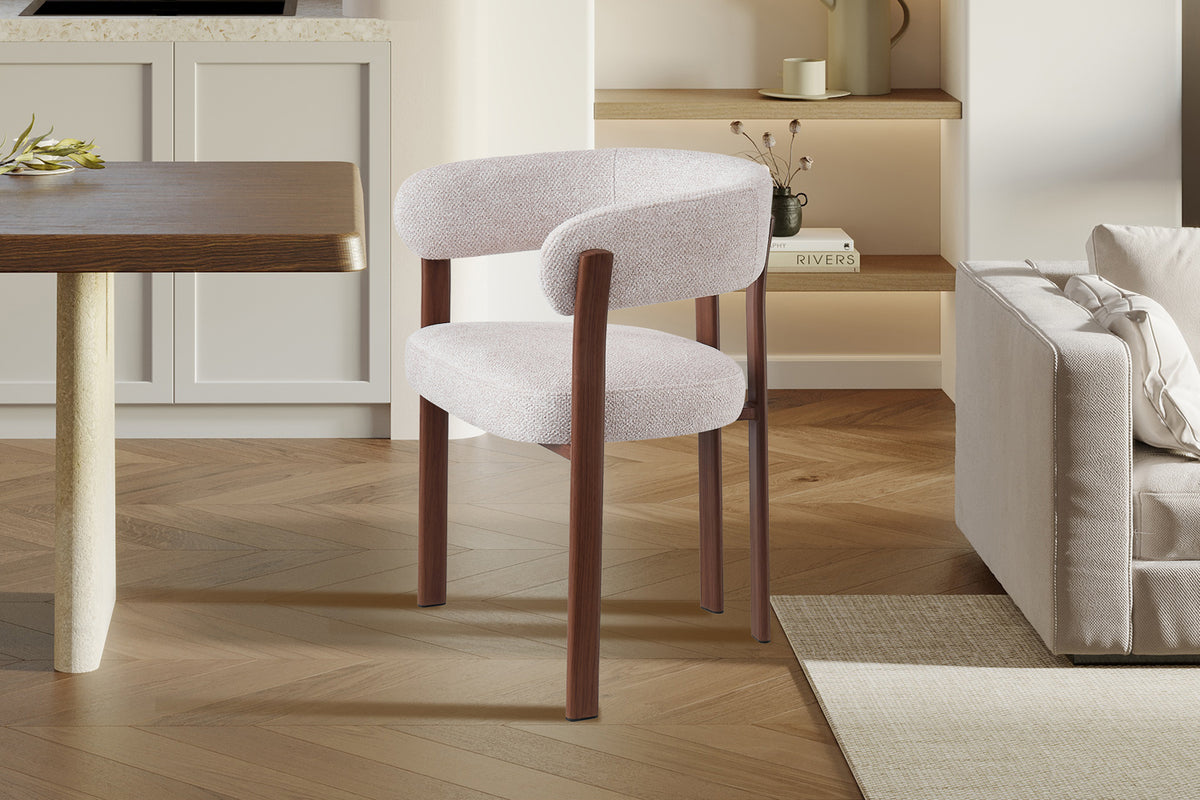 Chaise avec accoudoirs Julia Noyer – Tissu