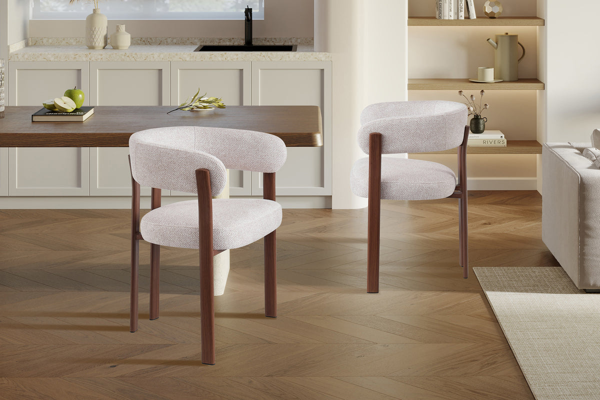 Chaise avec accoudoirs Julia Noyer – Tissu