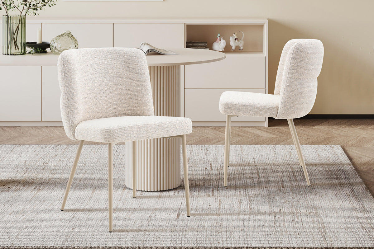 Chaise Alix Tissu WZ Coffee-1 Beige – Pied Beige