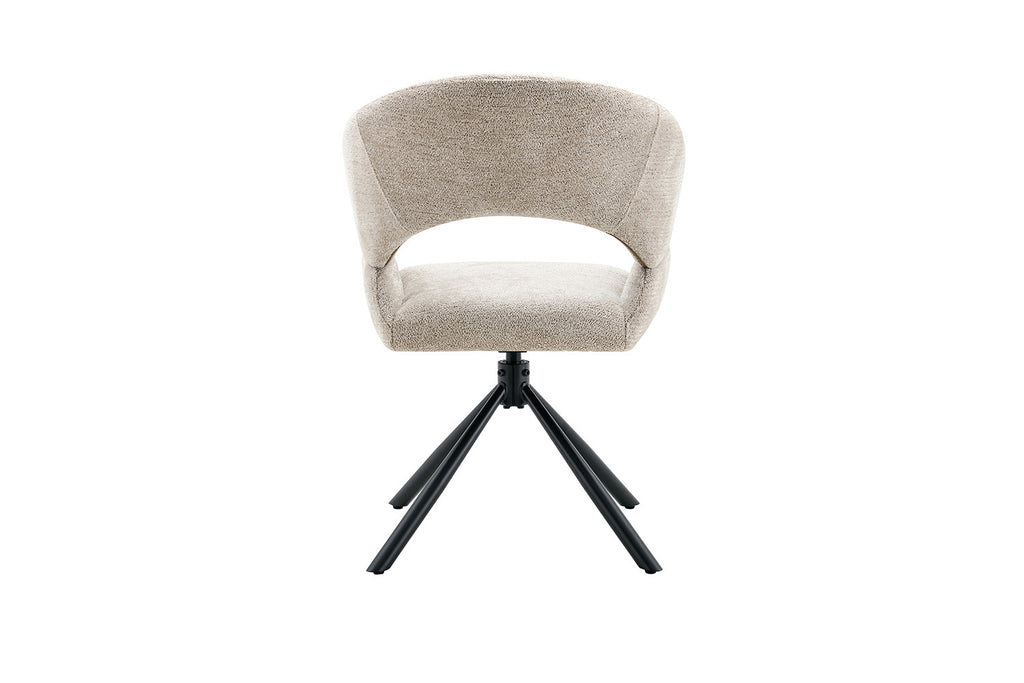 Chaise Amber Pivotant Tissu Miracle MTT1018-5 Beige - vue 7