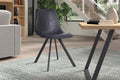 Chaise Emma similicuir Noir