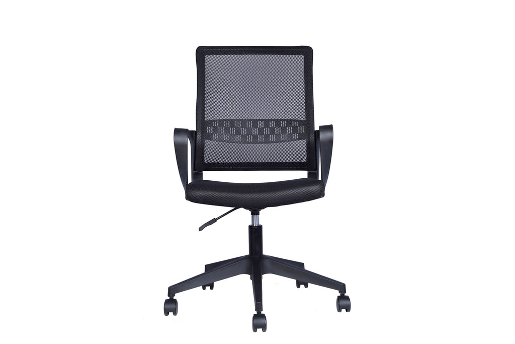 Chaise de bureau Dylan maille respirante Noir