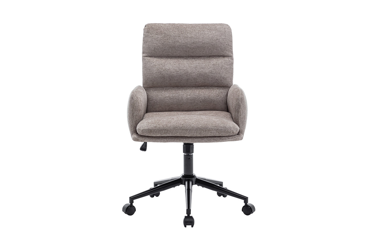 Chaise de bureau Aimé Tissu Sable