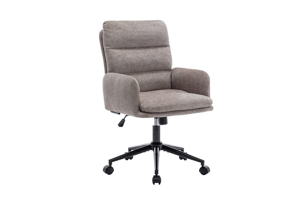 Chaise de bureau Aimé Tissu Sable