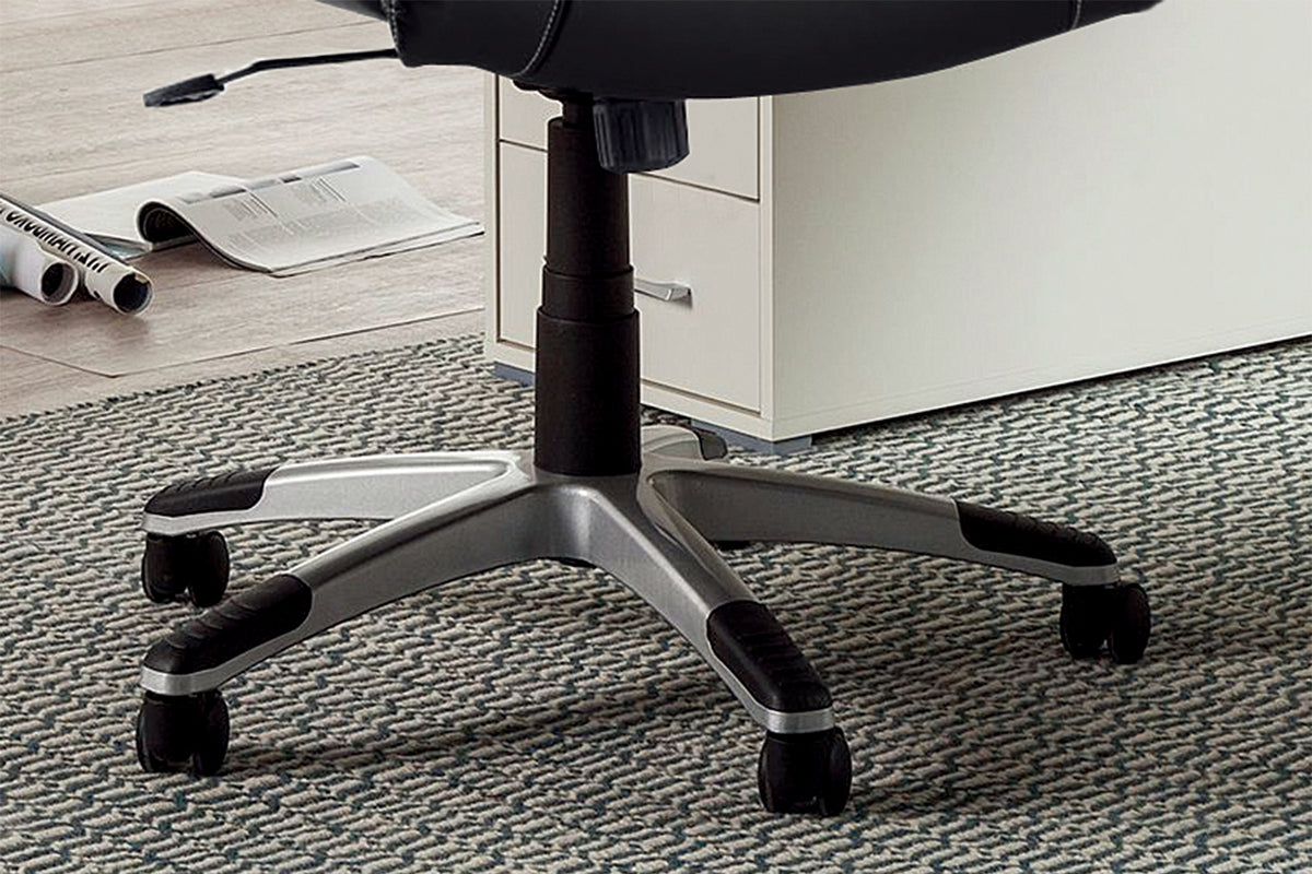 Chaise de bureau Dali similicuir Noir