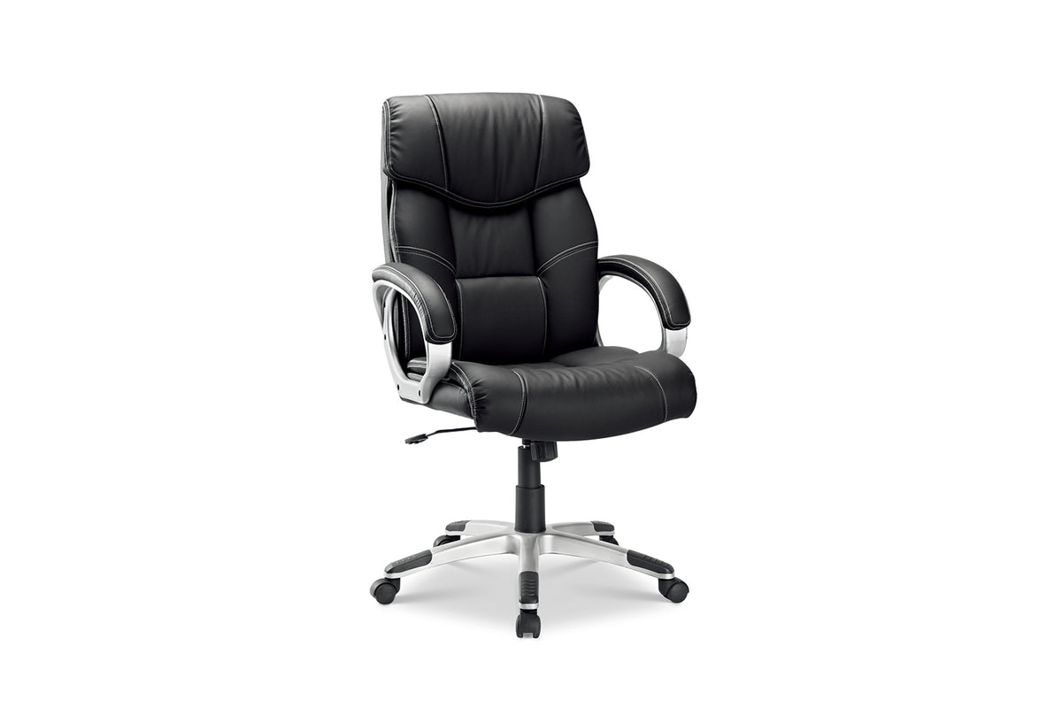 Chaise de bureau Dali similicuir Noir