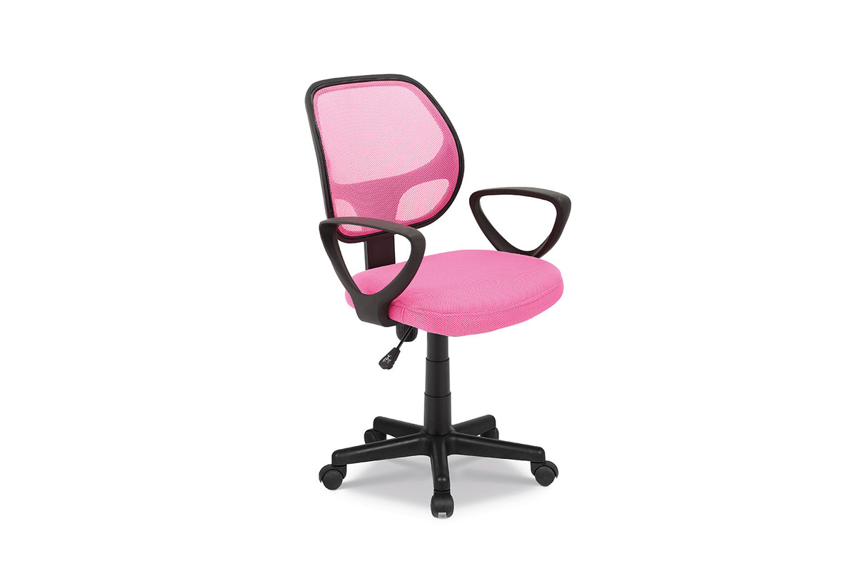 Chaise de bureau Hippa maille respirante Rose