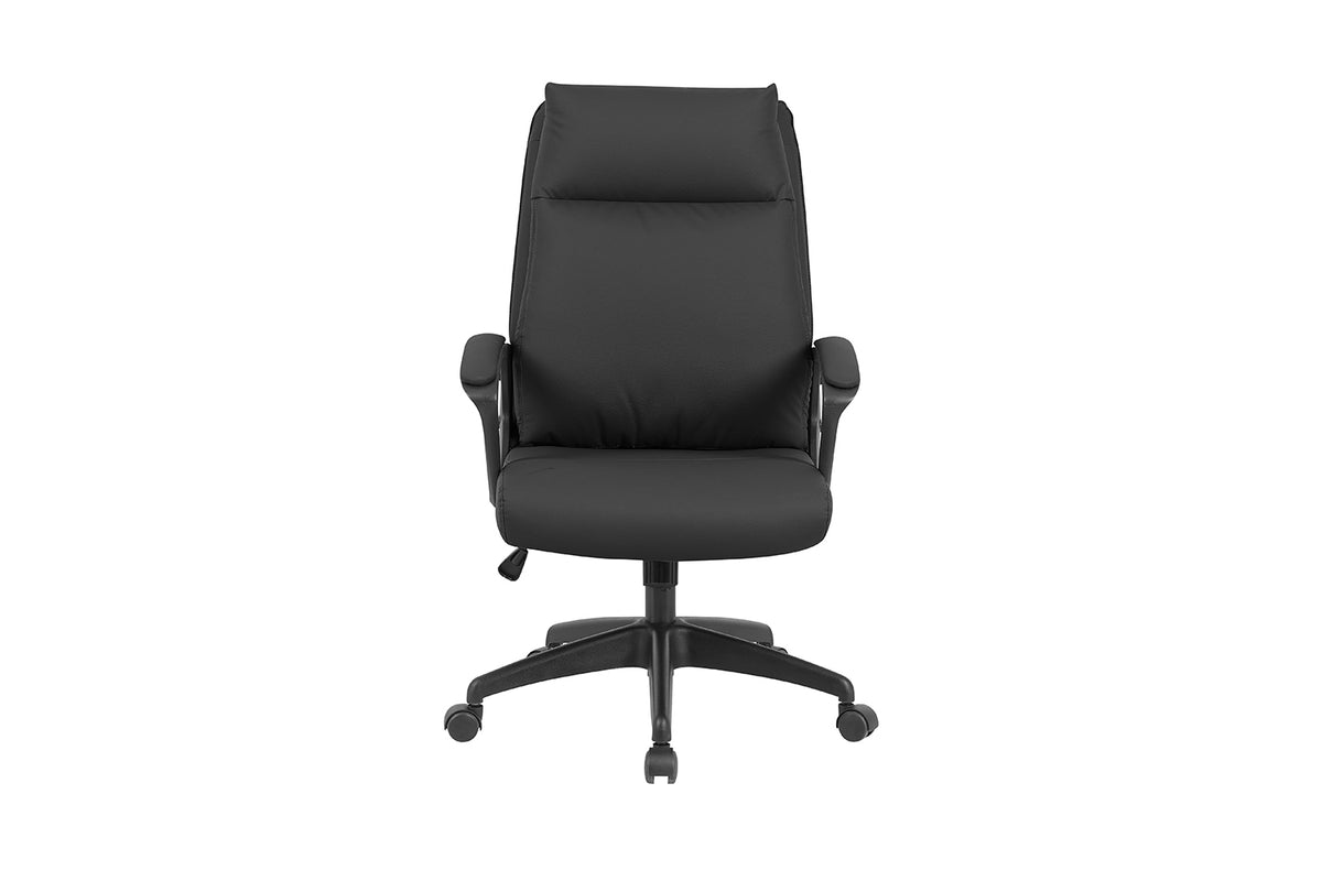 Chaise de bureau Samuel similicuir nylon Noir