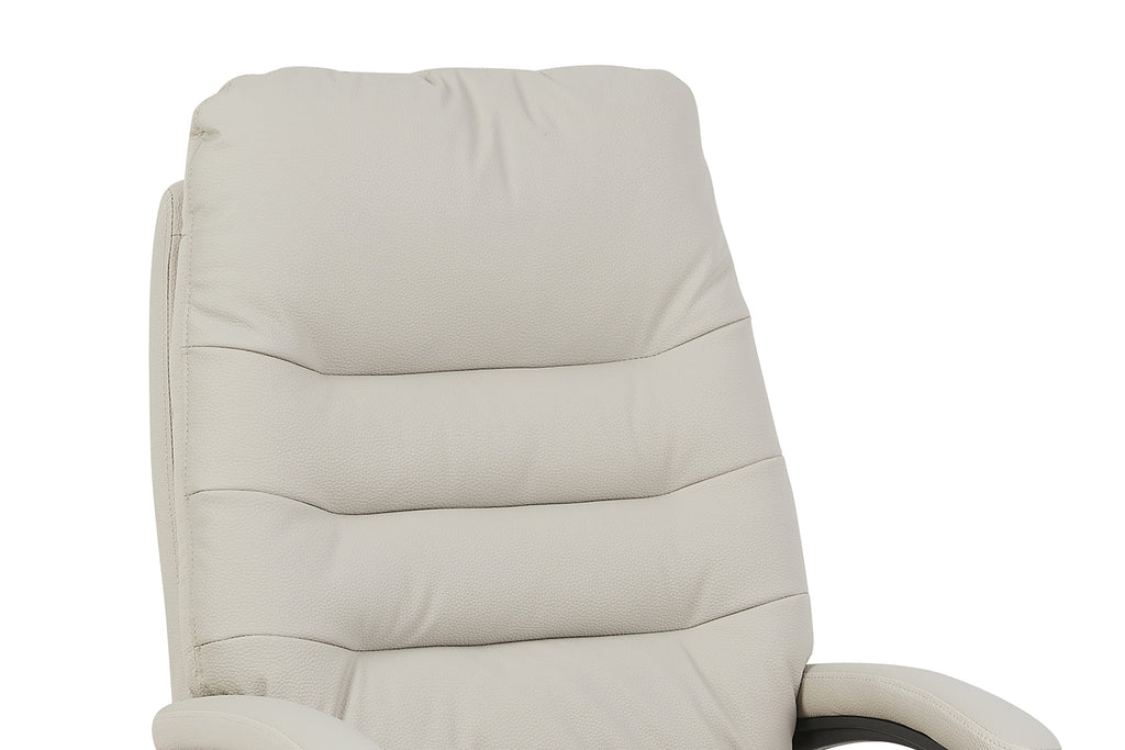 Chaise de bureau Daniel similicuir Beige