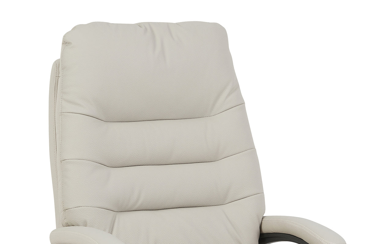 Chaise de bureau Daniel similicuir Beige