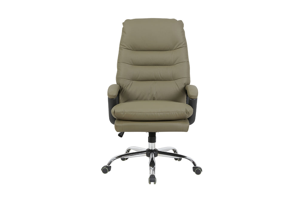 Chaise de bureau Daniel similicuir Vert