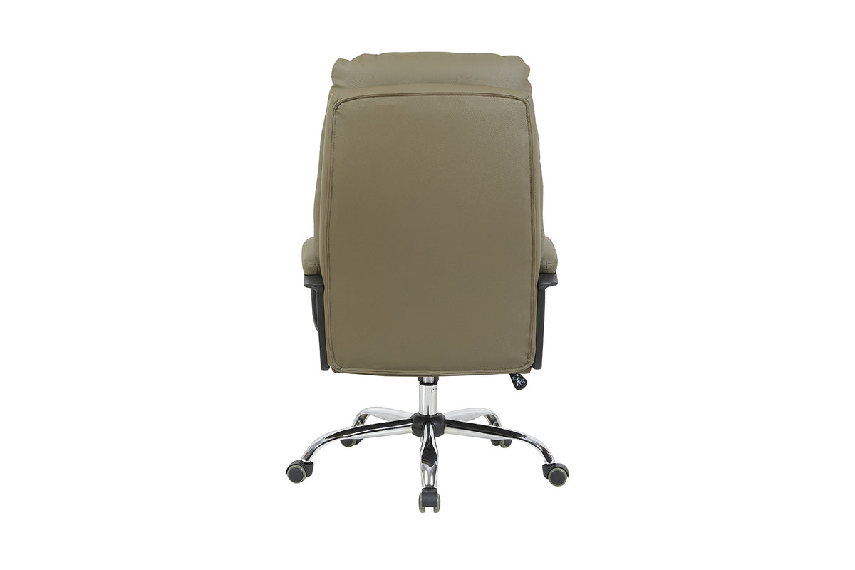 Chaise de bureau Daniel similicuir Vert