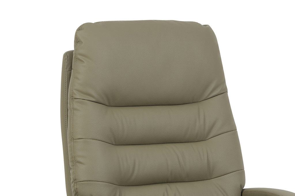 Chaise de bureau Daniel similicuir Vert