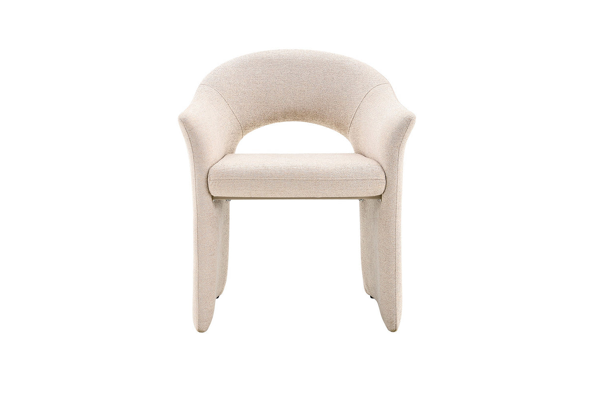 Chaise Charlotte Tissu Ote Focus-120 Beige - vue 4