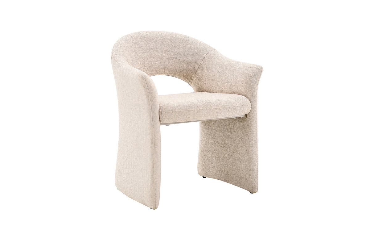 Chaise Charlotte Tissu Ote Focus-120 Beige - vue 5