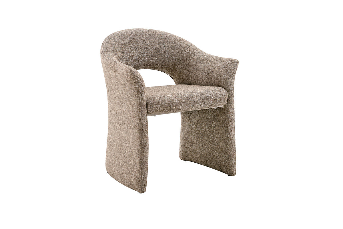 Chaise Charlotte Tissu Ote Focus-178 Poivre - vue 5