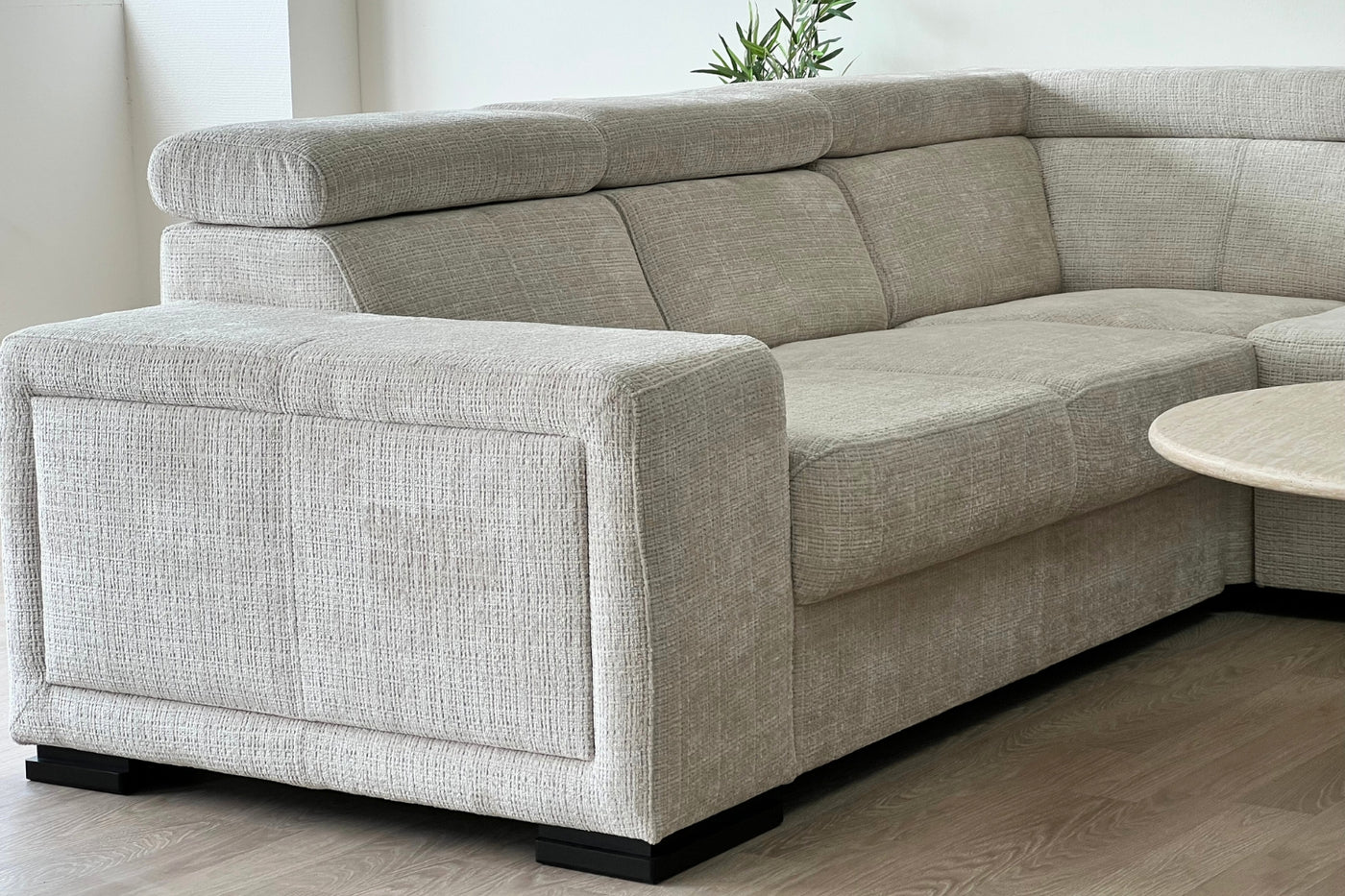 Canapé d'Angle Convertible Karola Marbella Beige