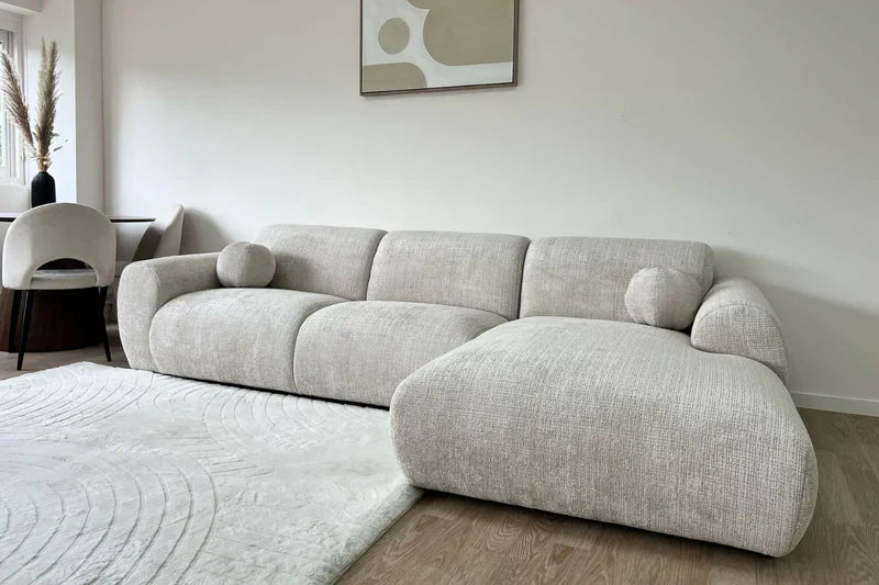 Canapé d'angle Cloud tissu chenille Marbella