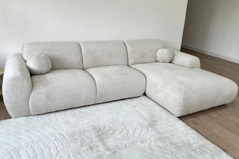 Canapé d'angle Cloud tissu chenille Marbella