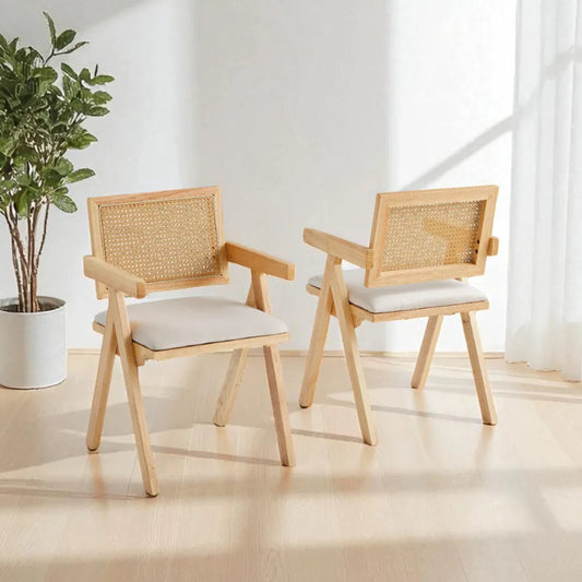 Lot de Chaises Rotina bois chêne