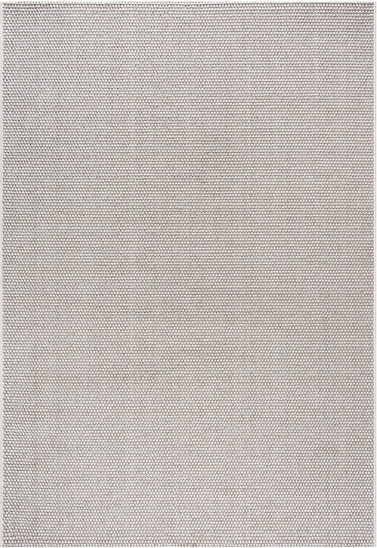 Tapis Mira Beige Merinos – Effet Laine Bouclée