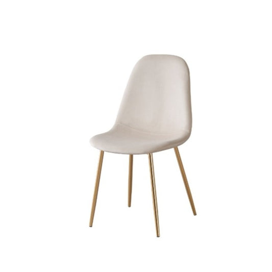 Chaise Victoire Or velours beige