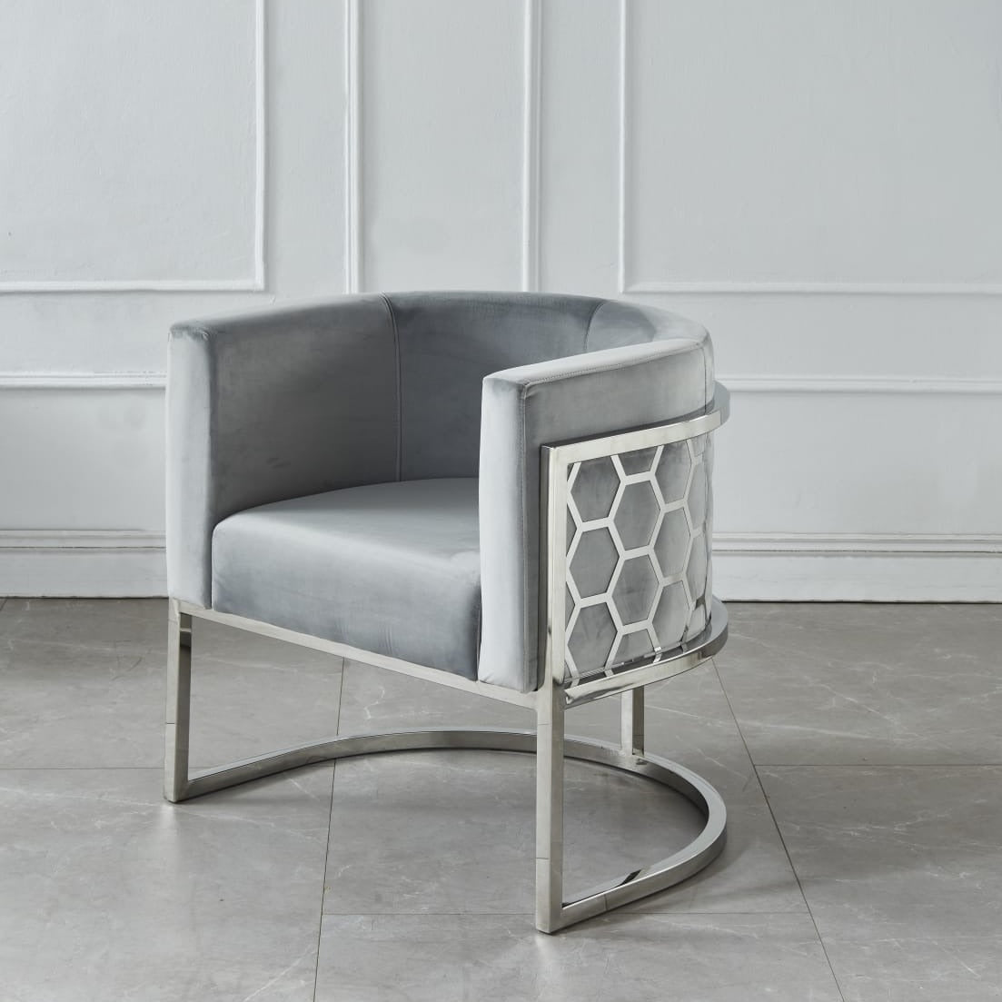 Fauteuil Maya Gris